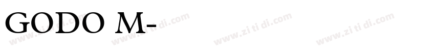 GODO M字体转换
